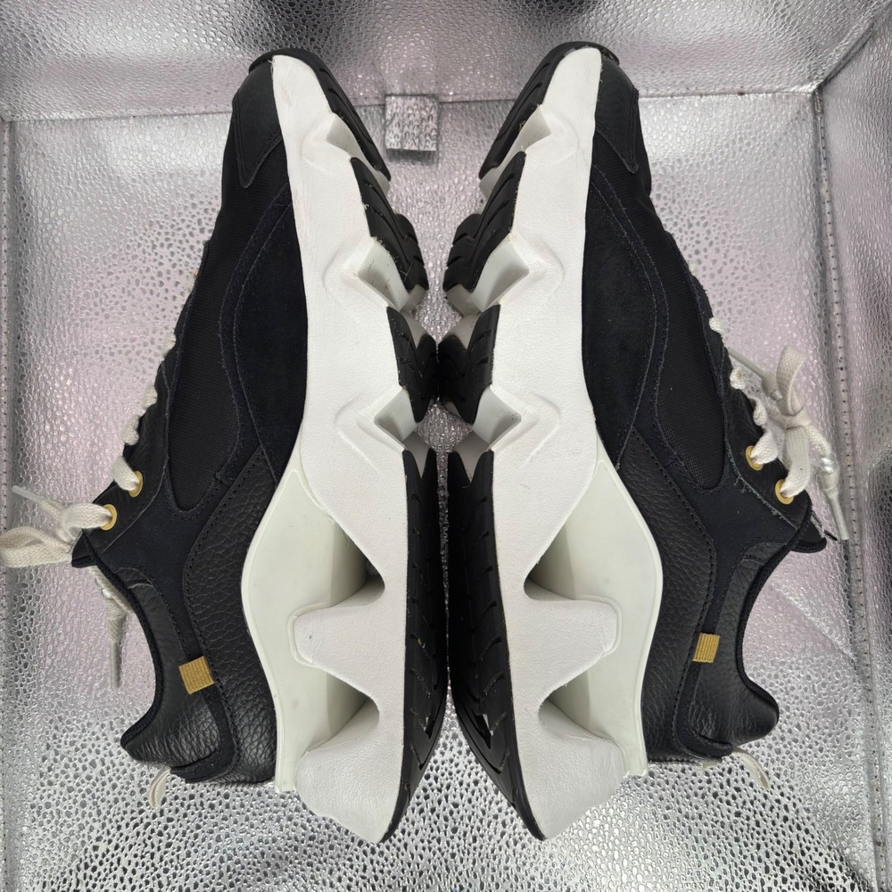Nike RYZ 365 II Black Gold White Sneakers DJ1518-001 Womens 11 Lifestyle Shoes - Picture 5 of 7